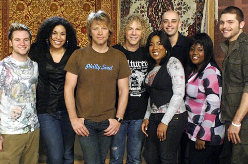 American Idol - Season 6 -  Rock super-star Jon Bon Jovi mentors the remaining 6 contestants