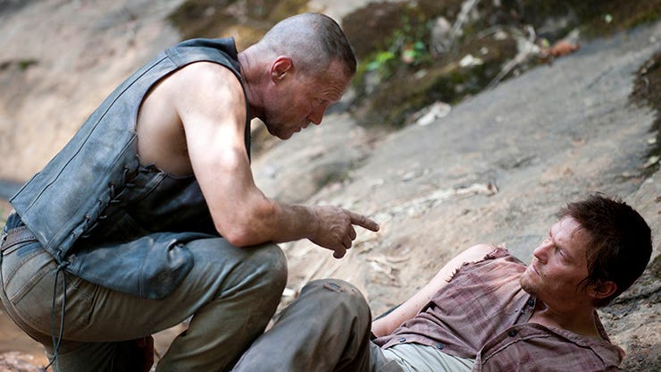 ​Michael Rooker and Norman Reedus, The Walking Dead
