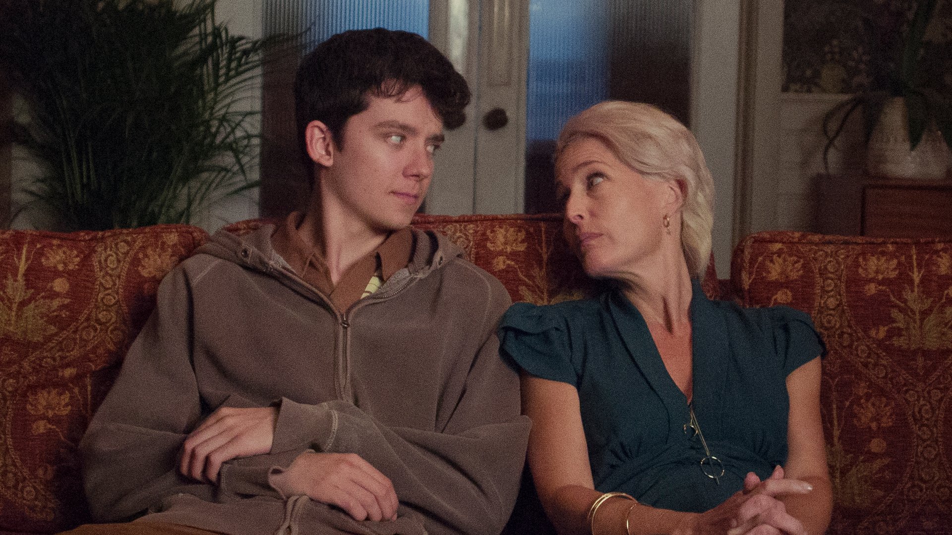 Asa Butterfield, Gillian Anderson; Sex Education