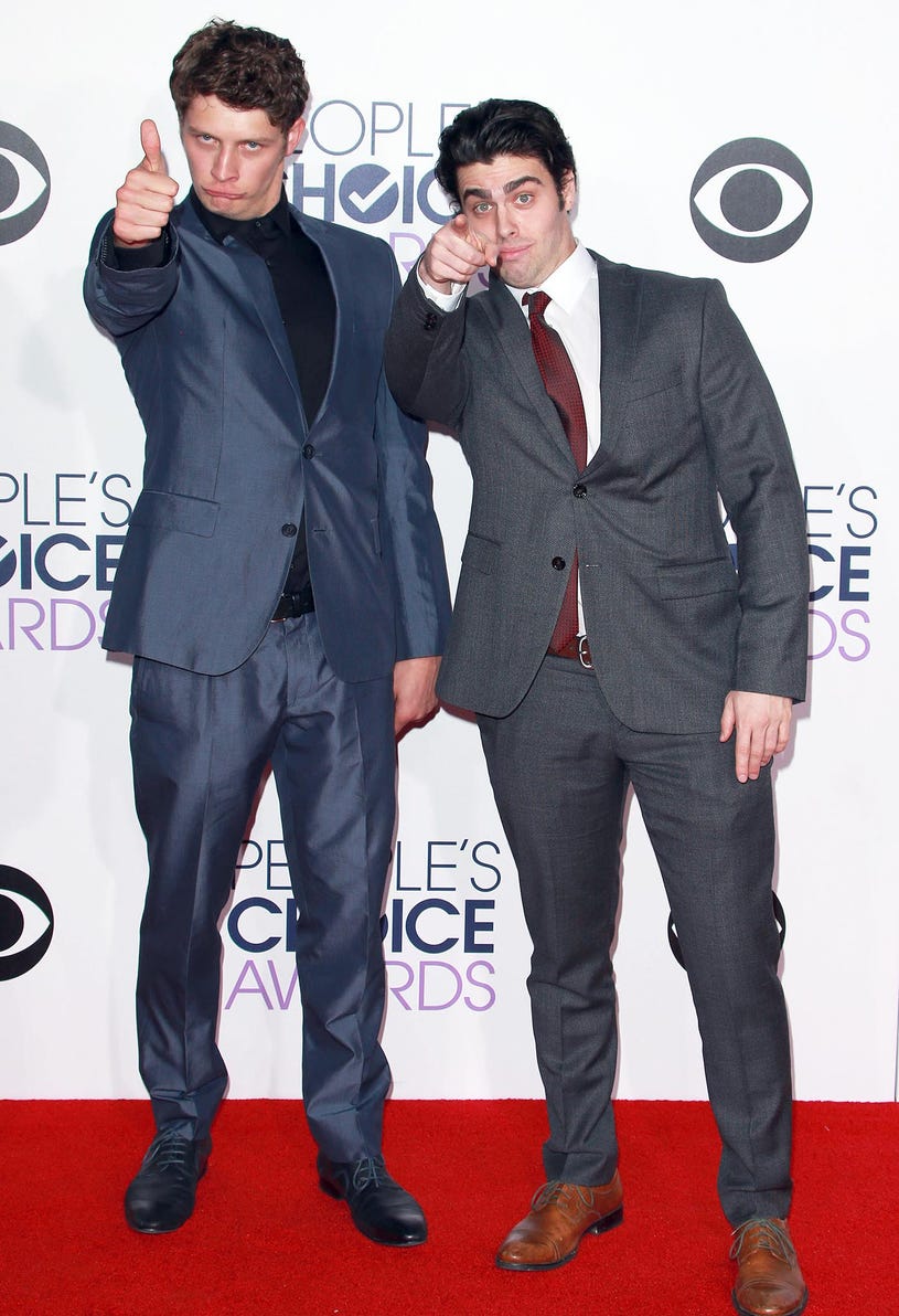 Brett Dier and Guest - 41st Annual People's Choice Awards in Los Angeles, California, January 7, 2015