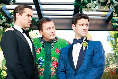 The New Normal - Season 1 - "The Big Day" - Andrew Rannells, Michael Hitchcock and Justin Bartha
