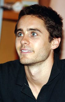 Jared Leto - Virgin Recording Artists, 30 Seconds To Mars In-Store performance NYC, August 30, 2005