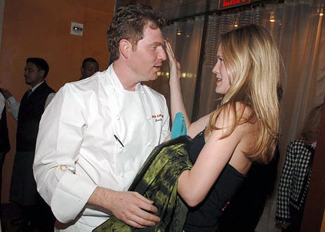 Bobby Flay and Stephanie March - Opening Party For Bobby Flay's New Restaurant Bar Americain