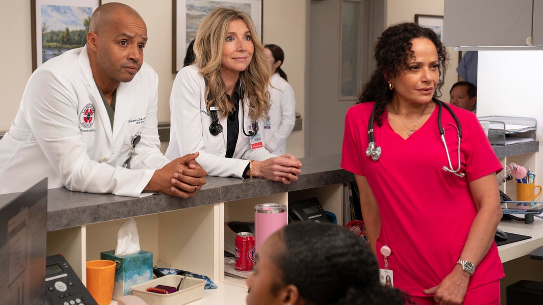 Donald Faison, Sarah Chalke, and Judy Reyes, Scrubs