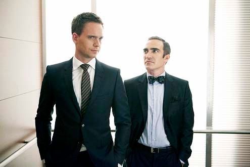 Suits - Season 3 - "Moot Point" - Patrick J. Adams and Patrick Fischler