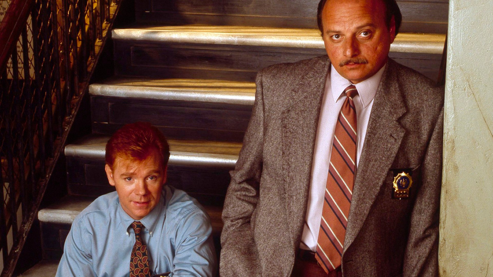 David Caruso and Dennis Franz, NYPD Blue