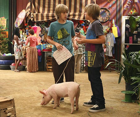 Suite Life on Deck - Season 1 - "Parrot Island" - Season 1 - Cole Sprouse as Cody and Dylan Sprouse as Zack