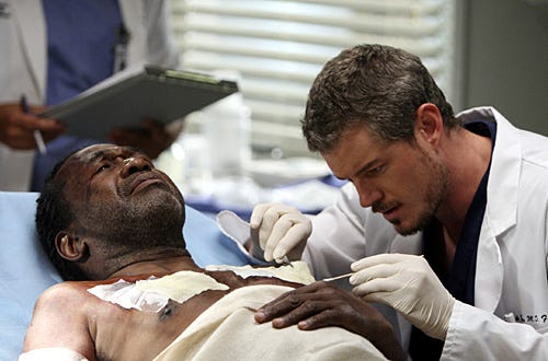 Grey's Anatomy - Season 4 - "Love/Addiction" - Ben Vereen, Eric Dane