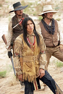 Comanche Moon - Karl Urban as Call, David Midthunder as Famous Shoes, Steve Zahn as Gus