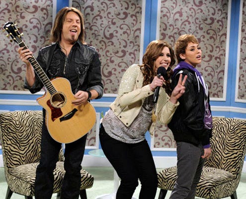 Saturday Night Live - Season 36 - "Miley Cyrus" - Jason Sudeikis, Vanessa Bayer and Miley Cyrus