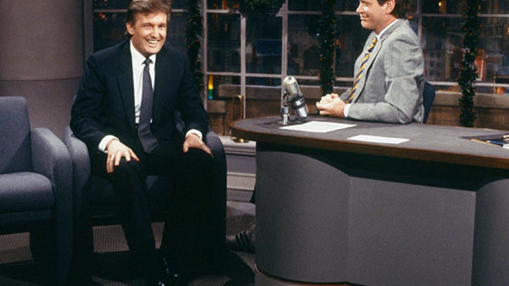 ​Donald Trump and David Letterman, Late Night with David Letterman