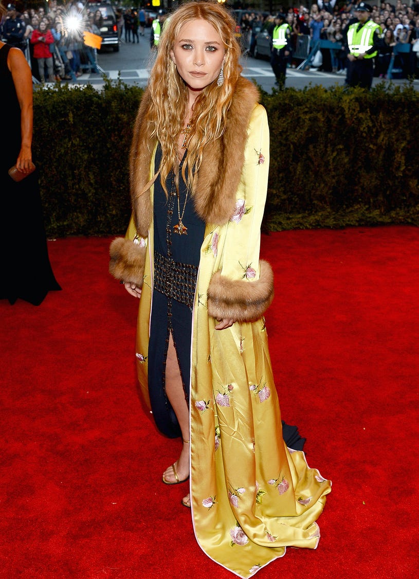 Mary-Kate Olsen - the Costume Institute Gala for the "PUNK: Chaos to Coture" exhibition at the Metropolitan Museum of Art in New York City, May 6, 2013