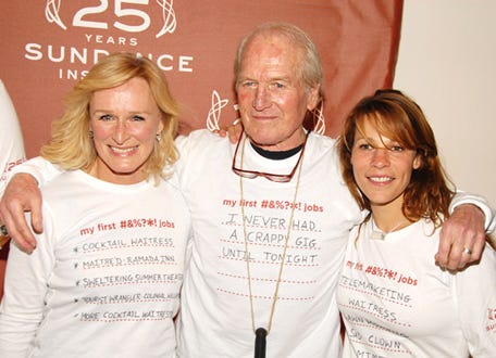 Glenn Close, Paul Newman and Lili Taylor - Sundance Institute's "25 Years of Indie Film", Nov. 2006
