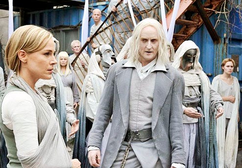Defiance - Season 1 - "Down in the Ground Where the Dead Men Go" - Julie Benz and Tony Curran