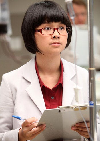 House - Season 8 - "Transplant" - Charlyne Yi as Dr. Chi Park
