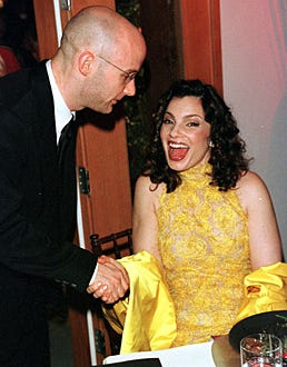 Moby and Fran Drescher - The 72nd Annual Academy Awards - March 26, 2000