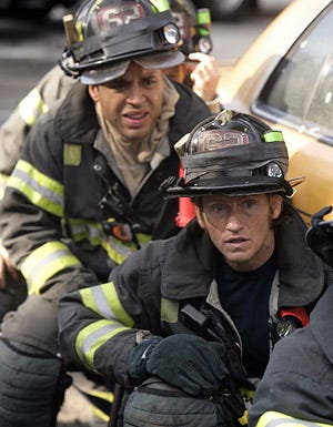 Rescue Me - Season 5 - "French" - Daniel Sunjata as Franco Rivera and Denis Leary as Tommy Gavin