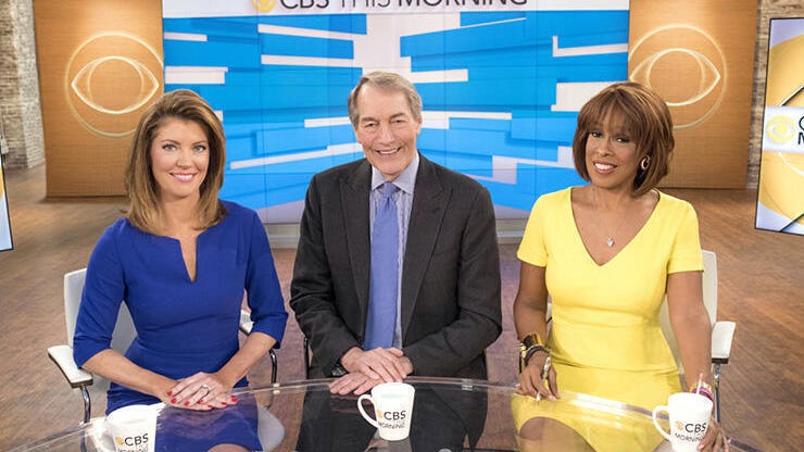 Norah O'Donnell, Charlie Rose and Gayle King, CBS This Morning