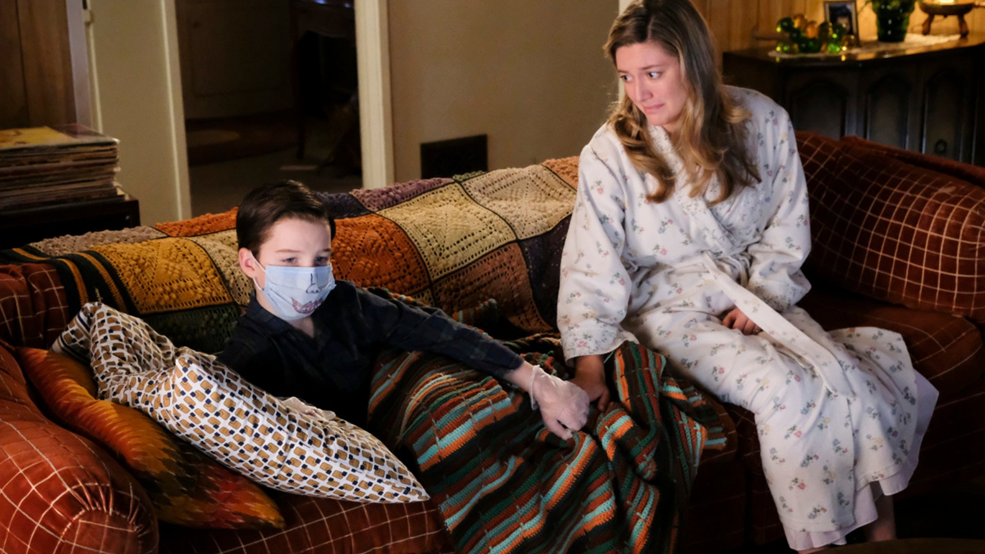 Iain Armitage and Zoe Perry, Young Sheldon