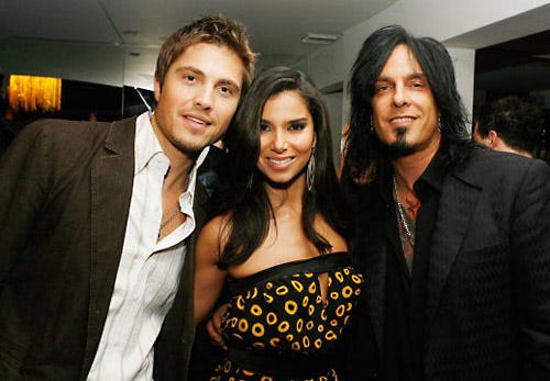 Eric Winter, Roselyn Sanchez and Nikki Sixx - Afterparty for the premiere of the film "Yellow" - Los Angeles, CA - June 19, 2007