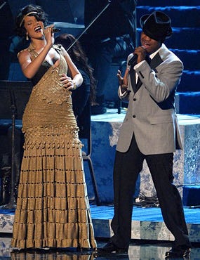Rihanna and Ne-Yo - American Music Awards, Nov. 18, 2007