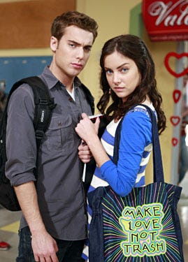 90210 - Season 1, "Of Heartbreaks and Hotels" - Dustin Milligan as Ethan, Jessica Stroup as Silver