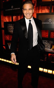 Actor George Clooney - 13th Annual Critics' Choice Awards, January 7, 2008