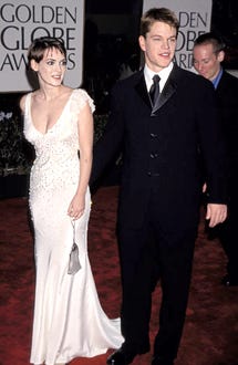Winona Ryder and Matt Damon - The 57th Annual Golden Globe Awards, January 23, 2000
