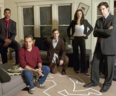 Criminal Minds - Thomas Gibson, Matthew Gray Gubler, Mandy Patinkin, Lola Glaudini and Shemar Moore