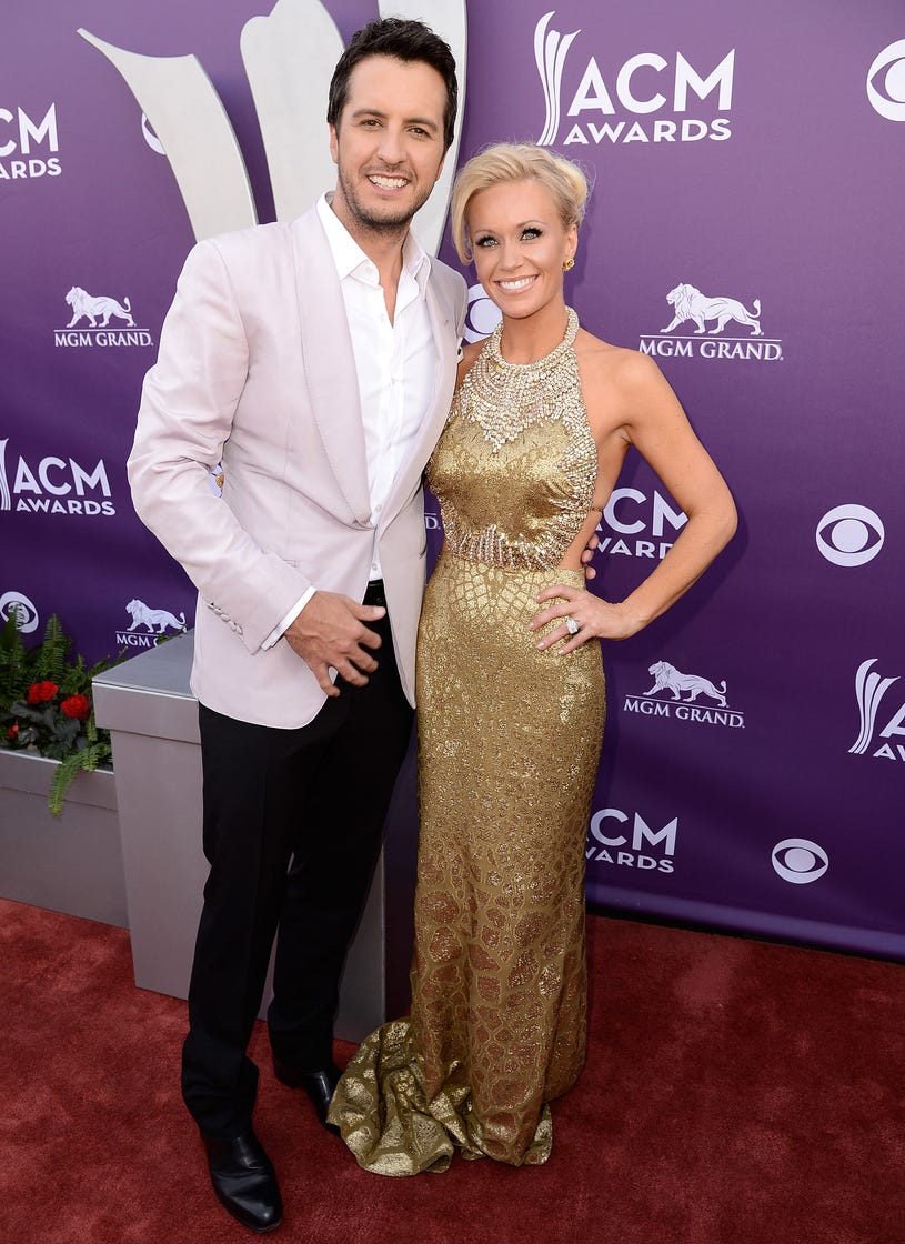Luke Bryan and Caroline Boyer - the 48th Annual Academy of Counrty Music Awards in Las Vegas, Nevada, April 7, 2013