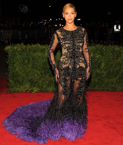 Beyonce Knowles - The "Schiaparelli And Prada: Impossible Conversations" Costume Institute Gala at the Metropolitan Museum of Art in New York City, May 7, 2012