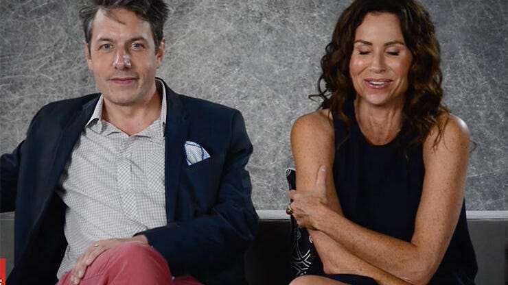 John Ross Bowie and Minnie Driver