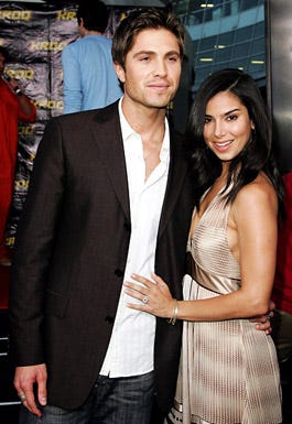 Eric Winter and Roselyn Sanchez - Premiere of "Harold and Kumar Escape From Guantanamo Bay" - Hollywood, CA - April 17, 2008