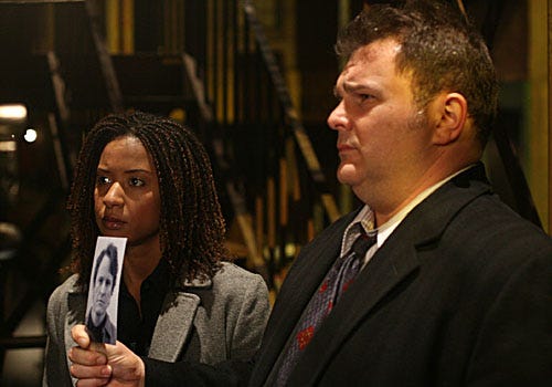 Cold Case - Season 5, "The Road" - Tracie Thoms as Kat Miller, Jeremy Ratchford as Nick Vera