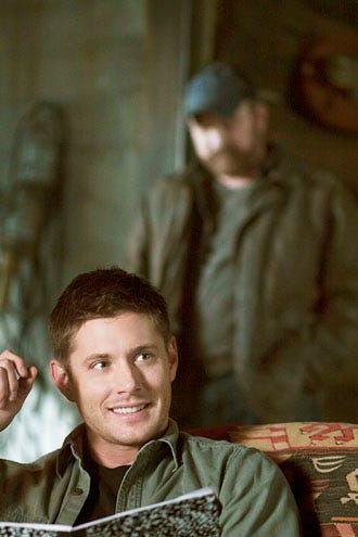 Supernatural - Season 7 - "There Will be Blood" - Jensen Ackles and Jim Beaver