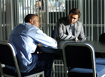 Numb3rs - "The Art of Reckoning" - Wood Harris as "Pony" Fuentes, Jeremy Sisto as AUSA Alvin Brickle
