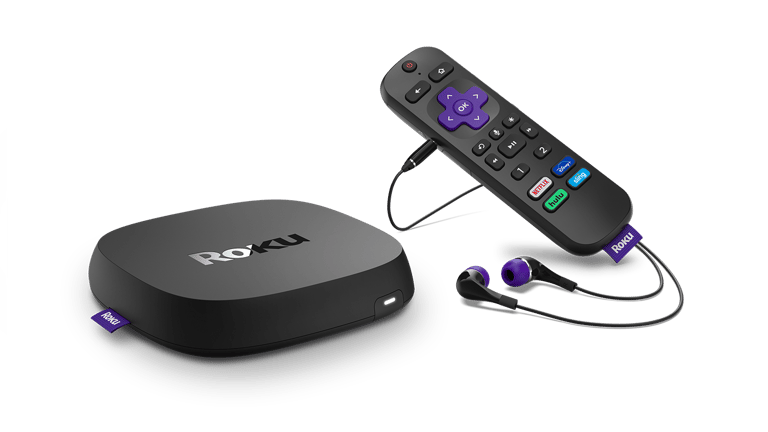 Roku Ultra LT with a remote