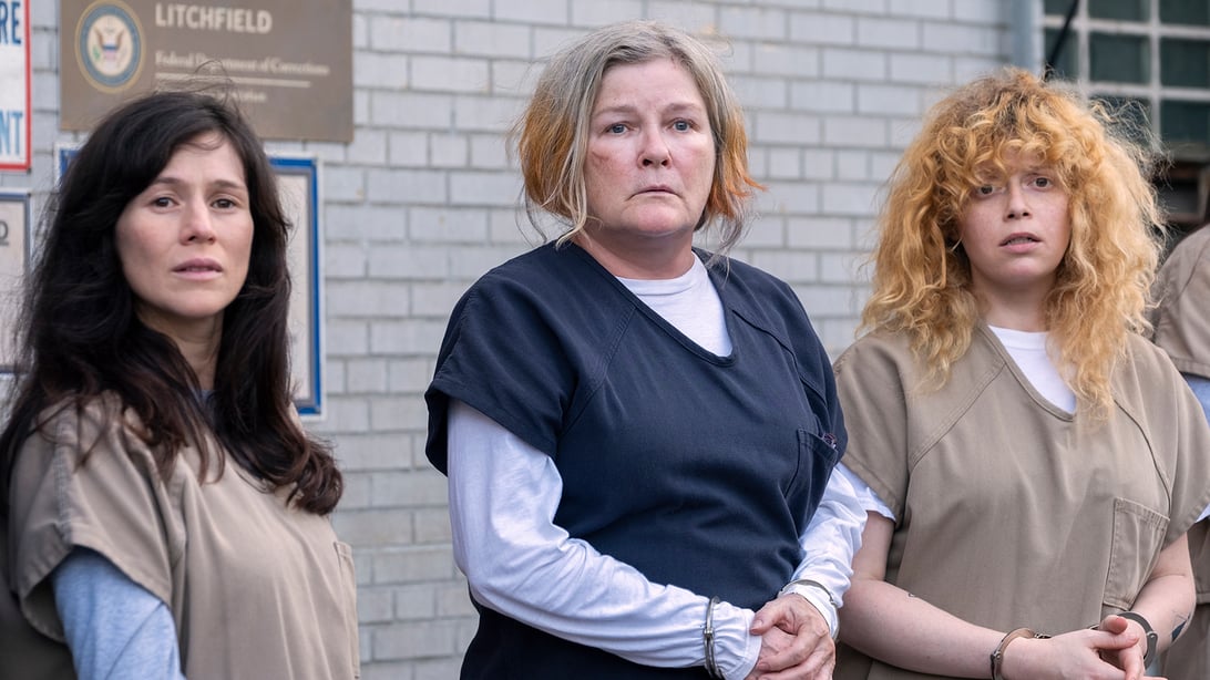 Yael Stone, Kate Mulgrew and Natasha Lyonne, Orange Is the New Black