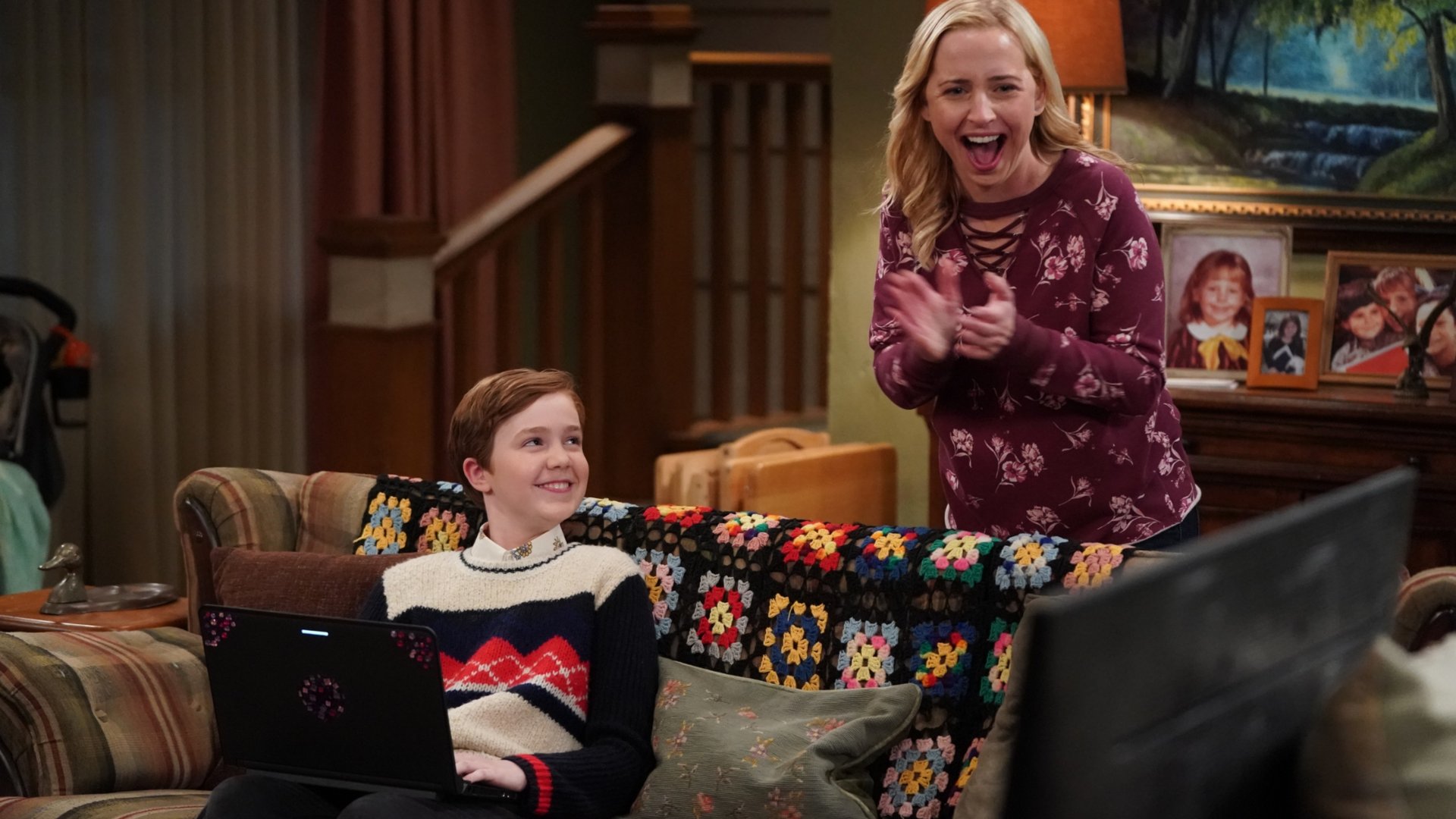 Ames McNamara and Lecy Goranson, The Conners