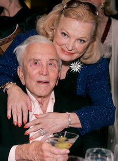 Kirk Douglas and Gena Rowlands - International Film Festival's Award for Excellence in Film, July 2006
