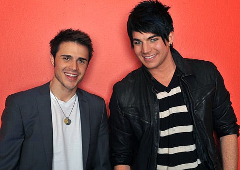 American Idol - Season 8 - Final 2 contestants: Kris Allen and Adam Lambert