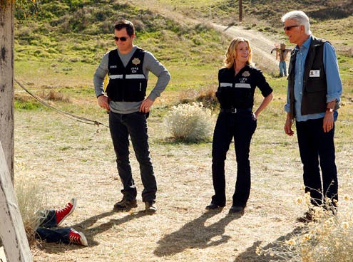 CSI - Season 12 - "Stealing Home" -  George Eads, Elisabeth Shue, Ted Danson
