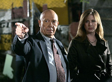 Law & Order: SVU - Season 9 - "Cold" - Dann Florek as Capt. Donald Cragen and Diane Neal as A.D.A. Casey Novak