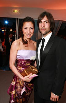 Michelle Yeoh and Jason Schwartzman -  "Marie Antoinette" after party, May 2006