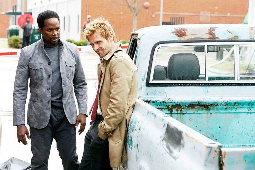 Constantine - Season 1 - "Pilot" - Harold Perrineau and Matt Ryan