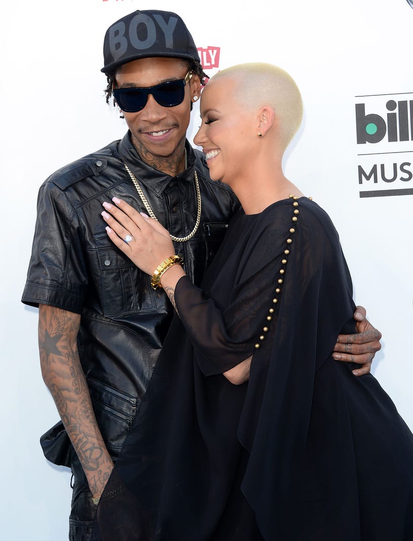 Wiz Khalifa and Amber Rose - 2013 Billboard Music Awards in Las Vegas, Nevada, May 19, 2013