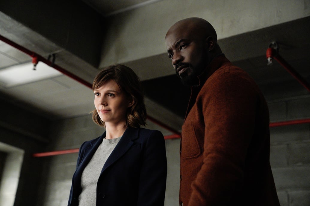 Katja Herbers and Mike Colter, Evil
