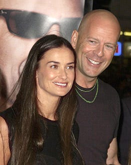 Demi Moore and Bruce Willis - The "Bandits" Westwood premiere, October 4, 2001