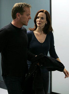 24 - Season 7 - "12:00 AM - 1:00 AM" - Kiefer Sutherland as Jack Bauer, Annie Wersching as Renee Walker