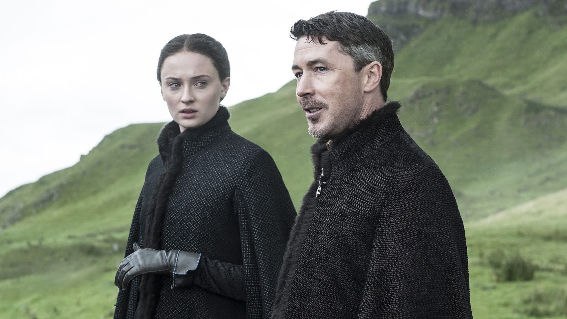 ​Sophie Turner and Aidan Gillen, Game of Thrones